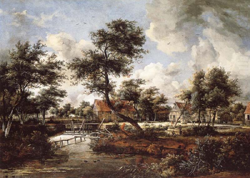 The Watermills at Singraven near Denekamp, Meindert Hobbema